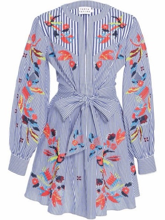 Tanya Taylor Dresses & Skirts - Tanya Taylor Caro Embroidered Dress